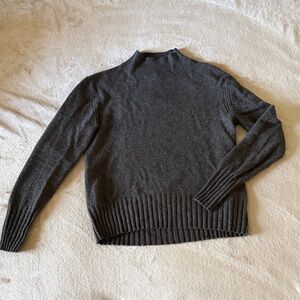 J. Crew Dark Gray Crew Neck Sweater